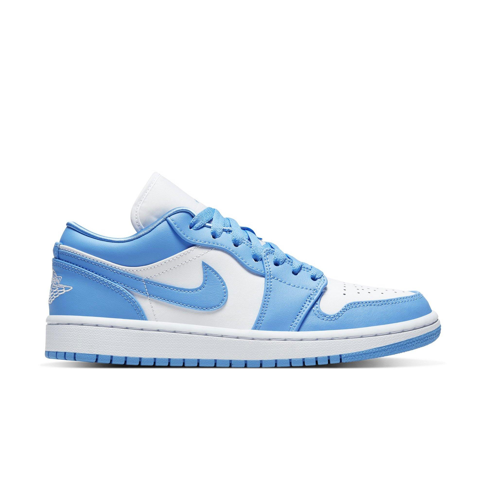 Jordan 1 Low University Blue White Women s Shoe Hibbett